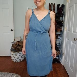 Linen Indigo Dress